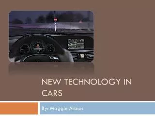New Technology In Cars