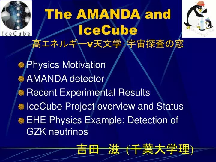 the amanda and icecube