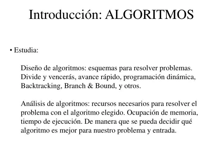 introducci n algoritmos