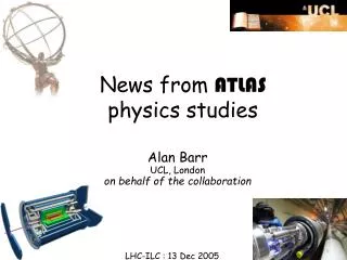 News from ATLAS physics studies