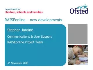 raiseonline new developments