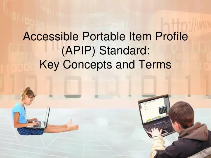 accessible portable item profile apip standard key concepts and terms