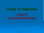 Understanding Bidding Suits: Homework for Beginners in Bridge - slide 1