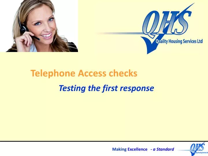telephone access checks
