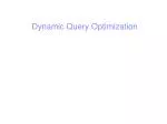 Dynamic Query Optimization Strategies: Addressing Cost Function Instability and Resource Management - slide 1