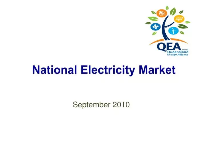 national electricity market