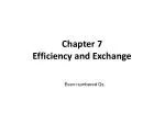 Chapter 7 Efficiency and Exchange - slide 1