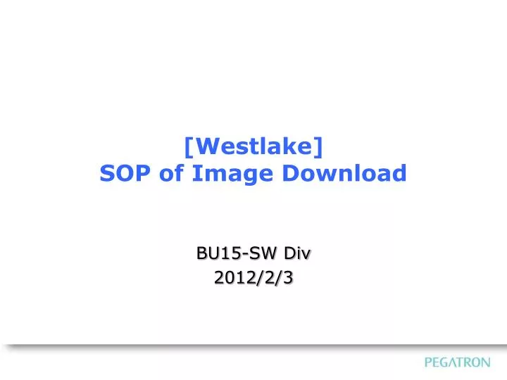 westlake sop of image download