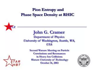 Pion Entropy and Phase Space Density at RHIC
