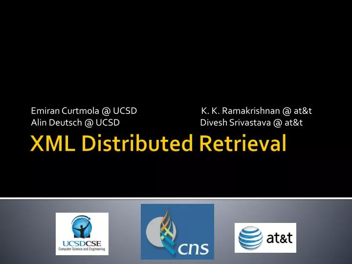 xml distributed retrieval