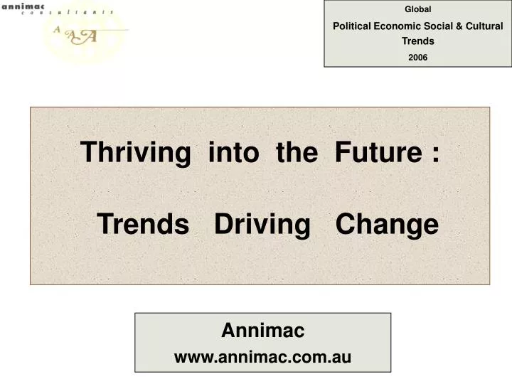 thriving into the future trends driving change