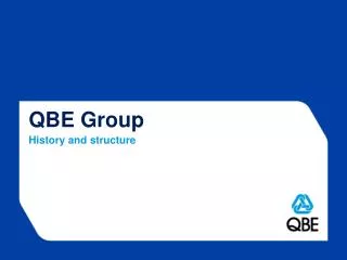 QBE Group History and structure