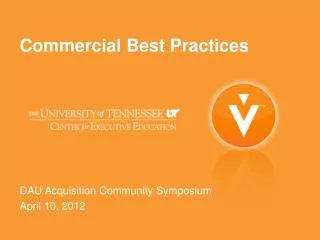 Commercial Best Practices