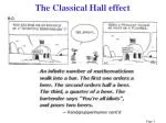 The Classical Hall effect - slide 1