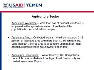 Agriculture Sector