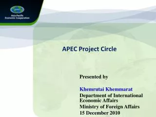 APEC Project Circle