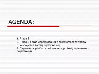 agenda
