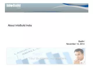 About InfoBuild India