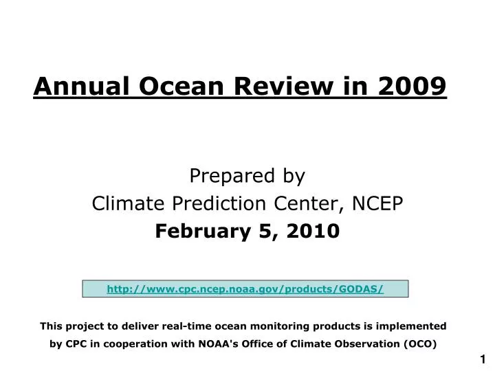 annual ocean review in 200 9