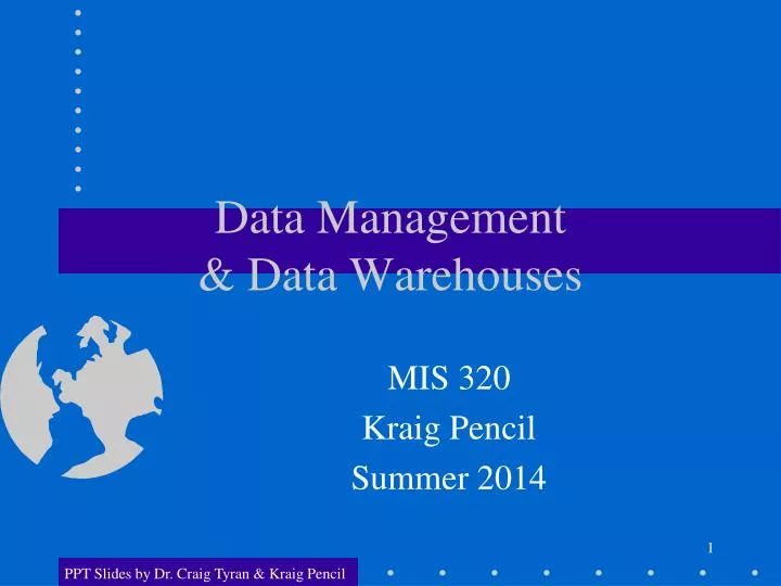 data management data warehouses
