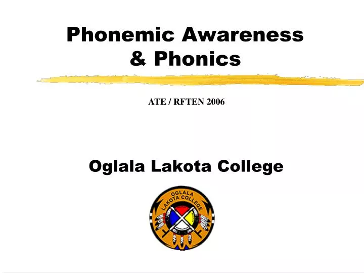 phonemic awareness phonics