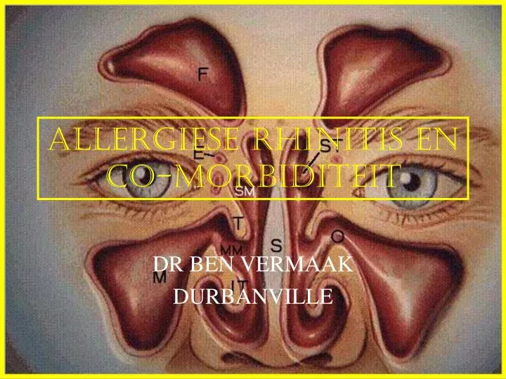 allergiese rhinitis en co morbiditeit