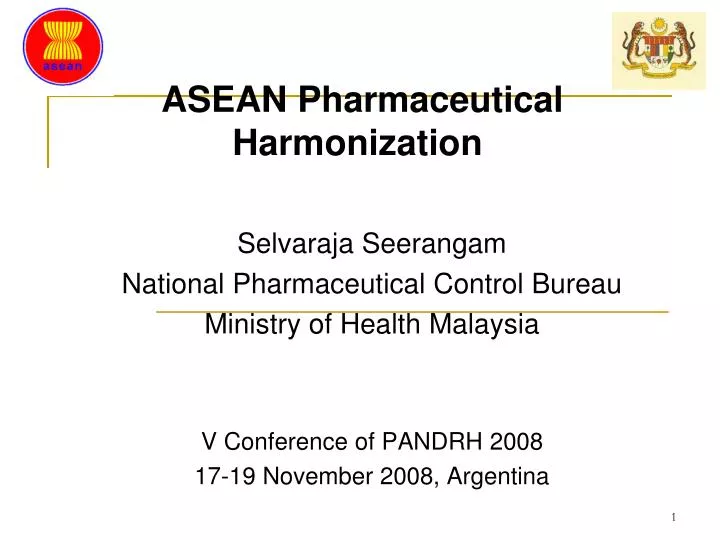 asean pharmaceutical harmonization