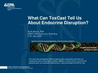 What Can ToxCast Tell Us About Endocrine Disruption?