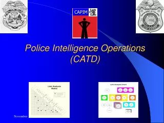 Police Intelligence Operations (CATD)