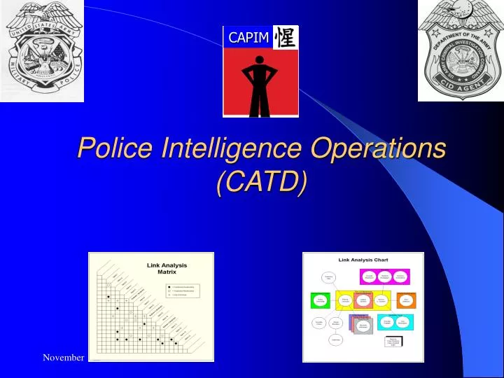 police intelligence operations catd