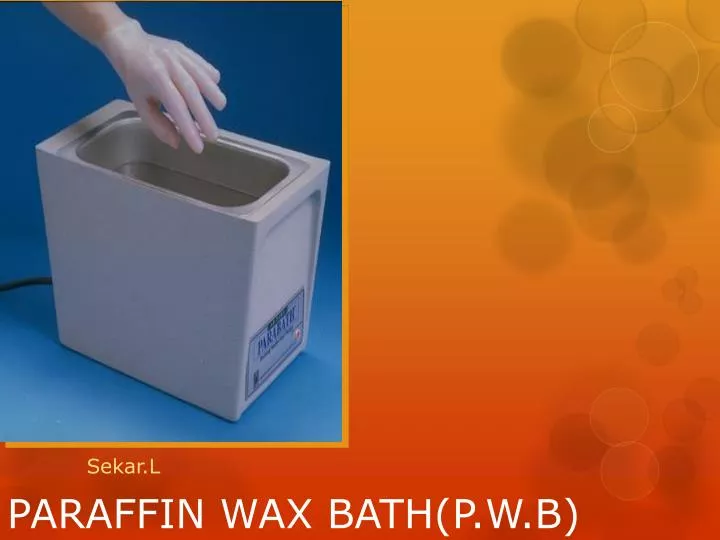 paraffin wax bath p w b