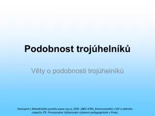 podobnost troj heln k