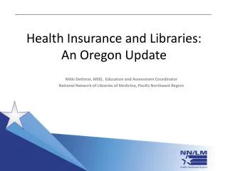 Health Insurance and Libraries: An Oregon Update