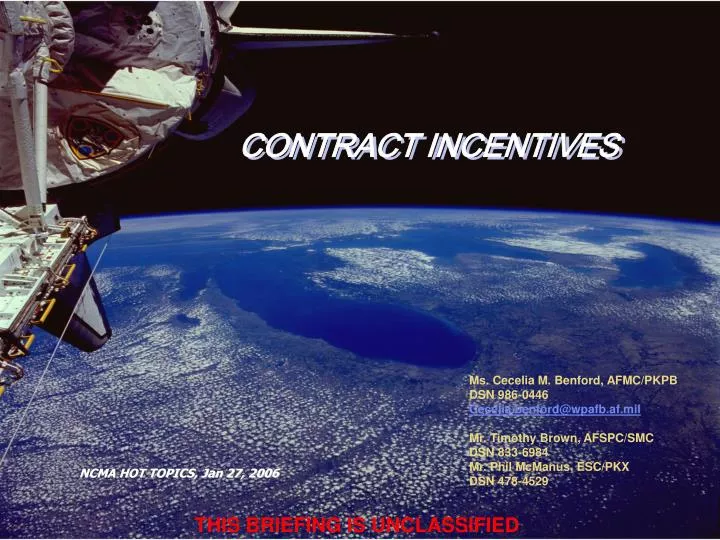 contract incentives