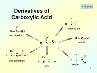 Derivatives of Carboxylic Acid