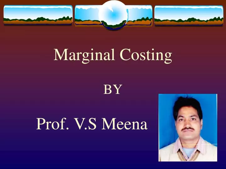 marginal costing by