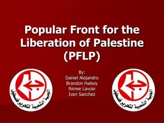 Popular Front for the Liberation of Palestine (PFLP)