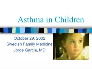 Asthma in Children