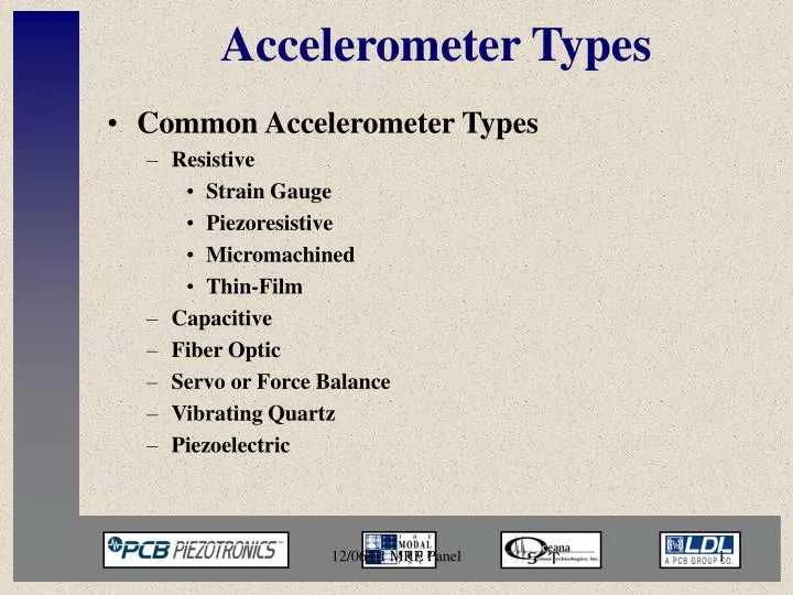 accelerometer types