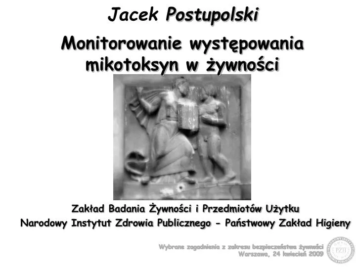 monitorowanie wyst powania mikotoksyn w ywno ci