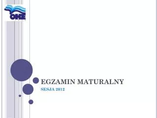 egzamin maturalny