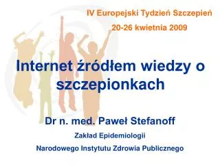 internet r d em wiedzy o szczepionkach