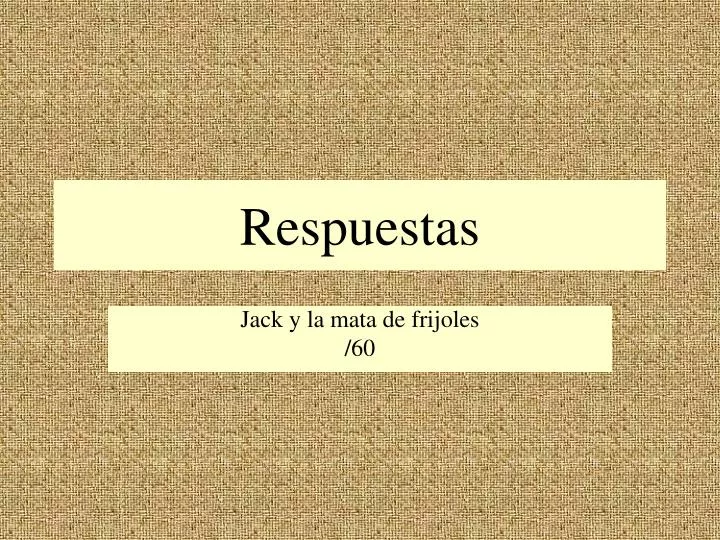 respuestas