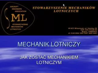mechanik lotniczy