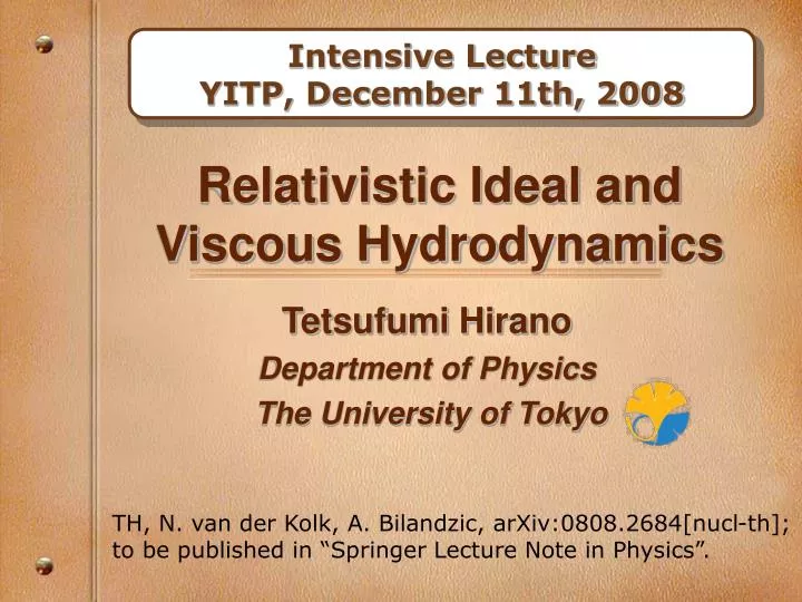 relativistic ideal and viscous hydrodynamics