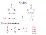 Understanding Nucleophilic Addition Reactions and Carboxylic Acids - slide 1