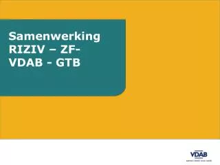 samenwerking riziv zf vdab gtb
