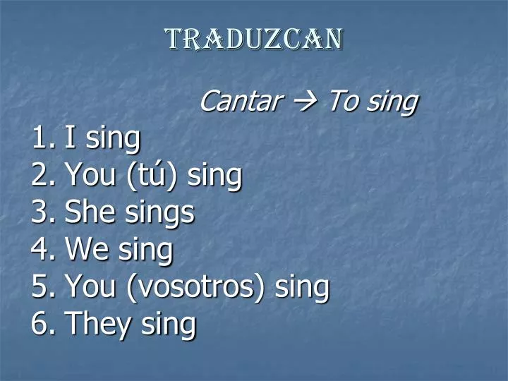 traduzcan