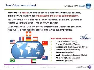 New Voice International