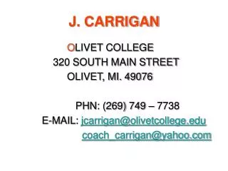 J. CARRIGAN